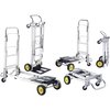 Safco Convertible Hand Truck, 2 or 4 Wheels, 15-1/2"x9-43"x36", AM SAF4050